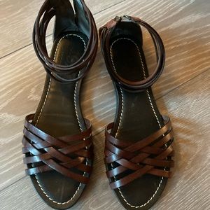 Madewell leather sandals made in Italy